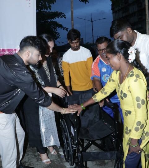 Wheel Chair distribution